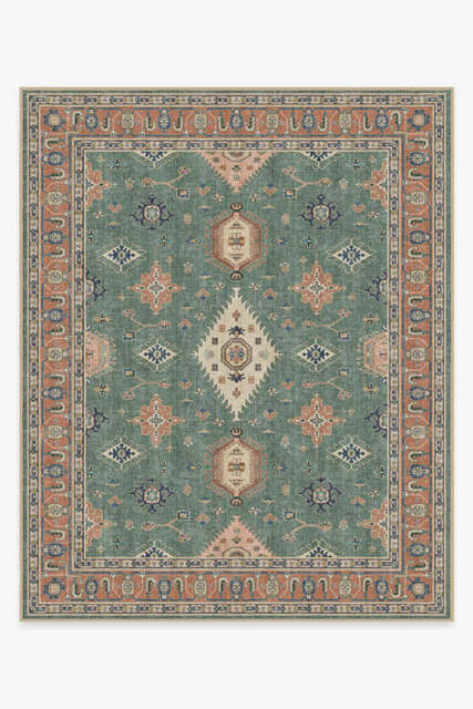 Ranier Copper Sage Outdoor Rug - 245x305 - Machine Washable Area Rug - Kid & Pet Friendly - Indoor Rugs - Ruggable - image 1