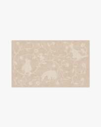Once Upon a Gathering Natural Flatwoven Rug - 90x150 - Machine Washable Area Rug - Kid & Pet Friendly - Indoor Rugs - Ruggable - thumbnail 1