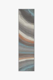 Watercolour Waves Sandstone Rug Beige - 120x185 - Machine Washable Area Rug - Kid & Pet Friendly - Indoor Rugs - Ruggable - thumbnail 2
