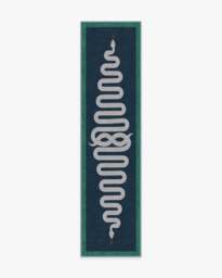 Venom Sapphire Rug by Jonathan Adler - 60x90 - Machine Washable Area Rug - Kid & Pet Friendly - Indoor Rugs - Ruggable - thumbnail 2
