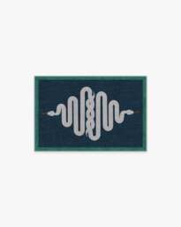 Venom Sapphire Rug by Jonathan Adler - 60x90 - Machine Washable Area Rug - Kid & Pet Friendly - Indoor Rugs - Ruggable - thumbnail 1