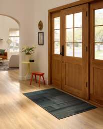 Eira Charcoal Flatwoven Rug - 60x90 - Machine Washable Area Rug - Kid & Pet Friendly - Indoor Rugs - Ruggable - thumbnail 2