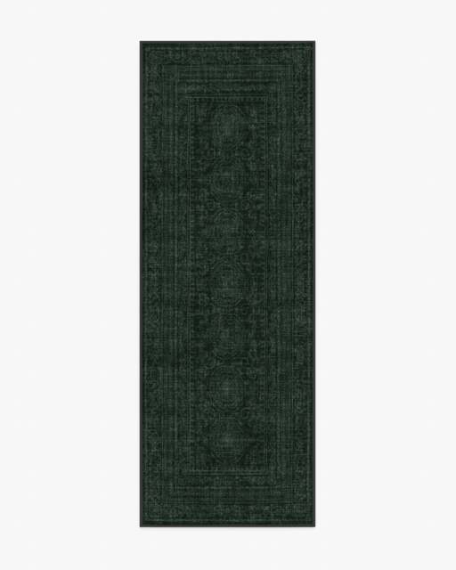 Gisele Forest Green Rug - 75x215 - Machine Washable Area Rug - Kid & Pet Friendly - Indoor Rugs - Ruggable - image 1