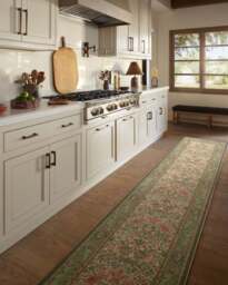Strawberry Thief Sage & Rose Flatwoven Rug by Morris & Co. - 200x290 - Machine Washable Area Rug - Kid & Pet Friendly - Indoor Rugs - Ruggable - thumbnail 2