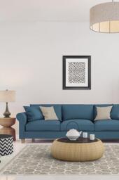 Minnie Trellis Ash Grey Rug - 75x215 - Machine Washable Area Rug - Kid & Pet Friendly - Indoor Rugs - Ruggable - thumbnail 2