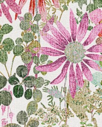 Fresco Spring Rug by Liberty Green - 245 Round - Machine Washable Area Rug - Kid & Pet Friendly - Indoor Rugs - Ruggable - thumbnail 3