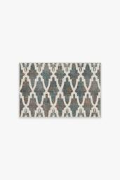 Soraya Trellis Multicolour Rug - 60x90 - Machine Washable Area Rug - Kid & Pet Friendly - Indoor Rugs - Ruggable - thumbnail 1