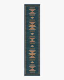 Lark Blue & Rose Rug - 60x90 - Machine Washable Area Rug - Kid & Pet Friendly - Indoor Rugs - Ruggable - thumbnail 2