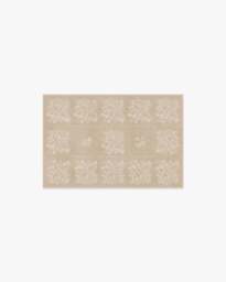Iona Natural & Cream Rug - 60x90 - Machine Washable Area Rug - Kid & Pet Friendly - Indoor Rugs - Ruggable - thumbnail 1