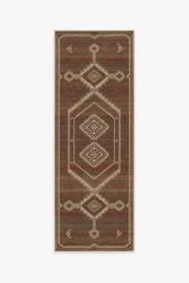 Sierra Redwood Re-Jute Rug Brown - 75x215 - Machine Washable Area Rug - Kid & Pet Friendly - Indoor Rugs - Ruggable - thumbnail 1