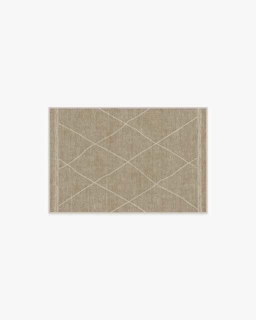 Jesper Stone Flatwoven Rug Beige - 60x90 - Machine Washable Area Rug - Kid & Pet Friendly - Indoor Rugs - Ruggable - image 1
