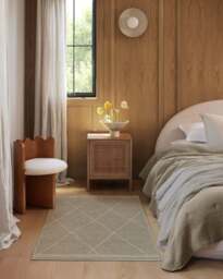 Jesper Stone Flatwoven Rug Beige - 60x90 - Machine Washable Area Rug - Kid & Pet Friendly - Indoor Rugs - Ruggable - thumbnail 3