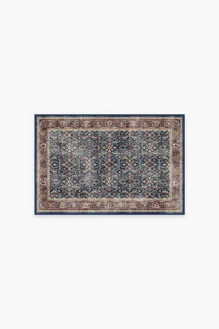 Celestine Sapphire Rug - 60x90 - Machine Washable Area Rug - Kid & Pet Friendly - Indoor Rugs - Ruggable - image 1