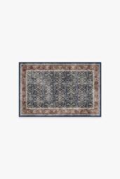 Celestine Sapphire Rug - 60x90 - Machine Washable Area Rug - Kid & Pet Friendly - Indoor Rugs - Ruggable - thumbnail 1