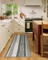 Naia Olive Rug Green - 60x90 - Machine Washable Area Rug - Kid & Pet Friendly - Indoor Rugs - Ruggable - thumbnail 2