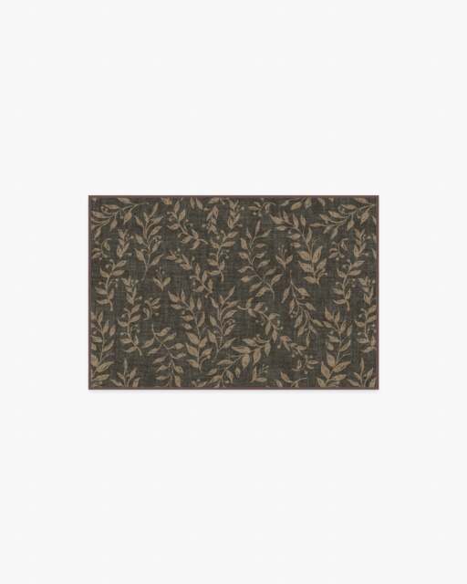Leland Brown Flatwoven Rug - 60x90 - Machine Washable Area Rug - Kid & Pet Friendly - Indoor Rugs - Ruggable - image 1