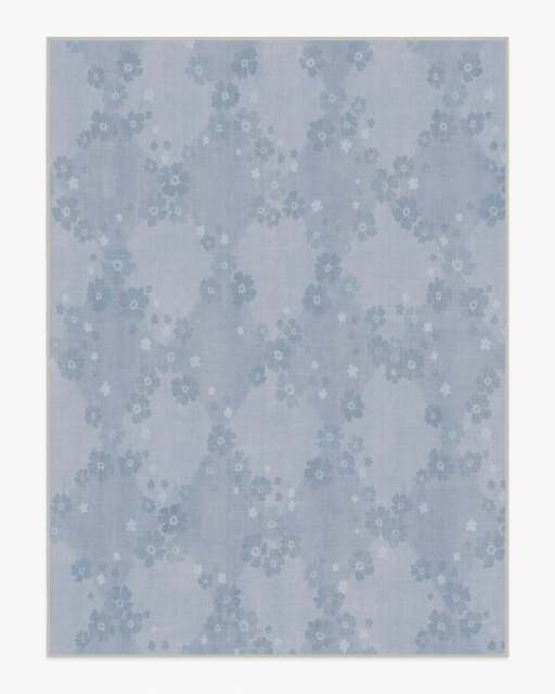 Serene Slate Blue Rug - 275x365 - Machine Washable Area Rug - Kid & Pet Friendly - Indoor Rugs - Ruggable - image 1