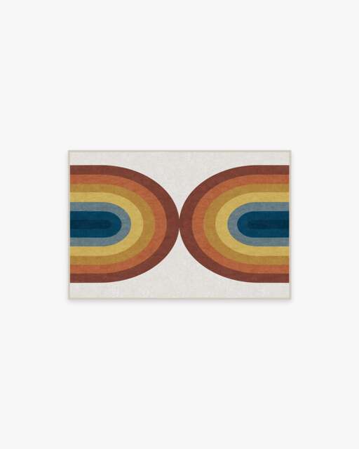 Absida Rainbow Rug - 60x90 - Machine Washable Area Rug - Kid & Pet Friendly - Indoor Rugs - Ruggable - image 1