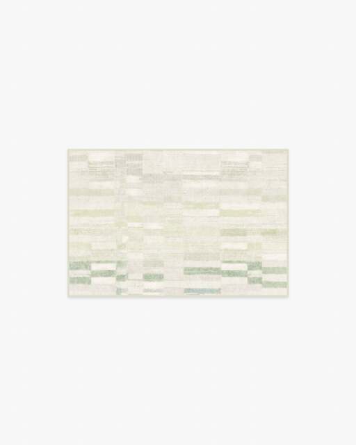 Zellige Green Rug - 60x90 - Machine Washable Area Rug - Kid & Pet Friendly - Indoor Rugs - Ruggable - image 1
