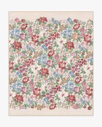 Honeydew Red & Pink Rug by Liberty - 245x305 - Machine Washable Area Rug - Kid & Pet Friendly - Indoor Rugs - Ruggable - thumbnail 1
