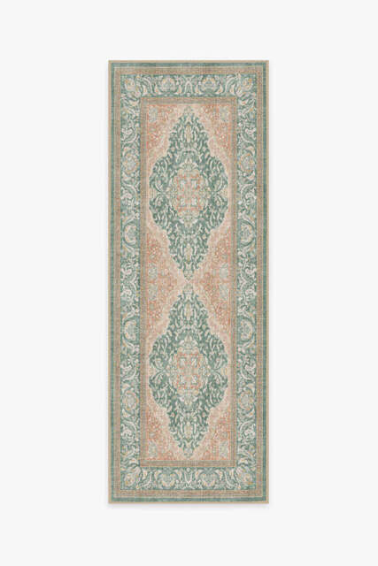 Allura Copper Sage Outdoor Rug - 75x215 - Machine Washable Area Rug - Kid & Pet Friendly - Outdoor Rugs - Ruggable - image 1
