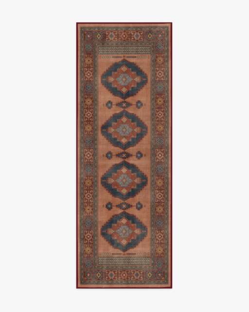 Marcela Copper Coral Rug - 75x215 - Machine Washable Area Rug - Kid & Pet Friendly - Indoor Rugs - Ruggable - image 1