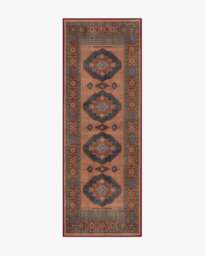 Marcela Copper Coral Rug - 75x215 - Machine Washable Area Rug - Kid & Pet Friendly - Indoor Rugs - Ruggable - thumbnail 1