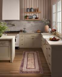 Provence Mauve Rug - 75x215 - Machine Washable Area Rug - Kid & Pet Friendly - Indoor Rugs - Ruggable - thumbnail 2