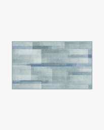 Solar Drift Silver Blue Rug - 60x90 - Machine Washable Area Rug - Kid & Pet Friendly - Indoor Rugs - Ruggable - thumbnail 2