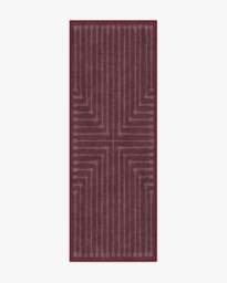 Inkdrop Burgundy Rug by Jonathan Adler - 75x215 - Machine Washable Area Rug - Kid & Pet Friendly - Indoor Rugs - Ruggable - thumbnail 1