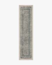Cyrus Taupe & Soft Charcoal Flatwoven Rug - 60x90 - Machine Washable Area Rug - Kid & Pet Friendly - Indoor Rugs - Ruggable - thumbnail 2
