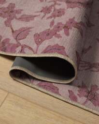 Brenna Natural & Blush Flatwoven Rug - 60x90 - Machine Washable Area Rug - Kid & Pet Friendly - Indoor Rugs - Ruggable - thumbnail 3