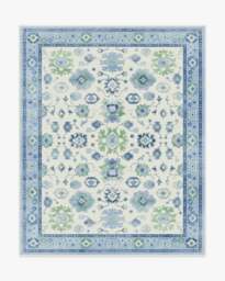 Serena Blue Rug by Mrs. Alice - 245x305 - Machine Washable Area Rug - Kid & Pet Friendly - Indoor Rugs - Ruggable - thumbnail 1
