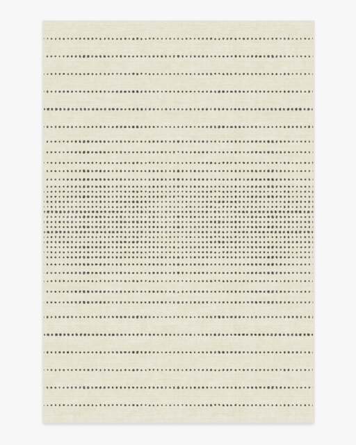 Array Black & Ivory Rug - 185x275 - Machine Washable Area Rug - Kid & Pet Friendly - Indoor Rugs - Ruggable - image 1