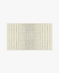 Array Black & Ivory Rug - 185x275 - Machine Washable Area Rug - Kid & Pet Friendly - Indoor Rugs - Ruggable - thumbnail 2