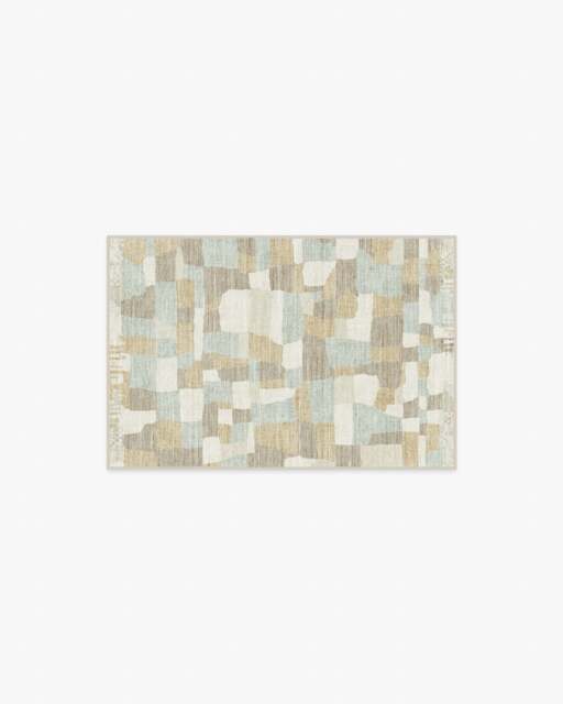 Boulder Neutral & Grey Flatwoven Rug by The Local Project - 60x90 - Machine Washable Area Rug - Kid & Pet Friendly - Indoor Rugs - Ruggable - image 1