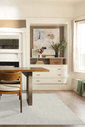 Heathered Solid Dove Grey Rug - 60x90 - Machine Washable Area Rug - Kid & Pet Friendly - Indoor Rugs - Ruggable - thumbnail 2