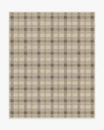 Piper Plaid Neutral Rug - 245x305 - Machine Washable Area Rug - Kid & Pet Friendly - Indoor Rugs - Ruggable - thumbnail 1