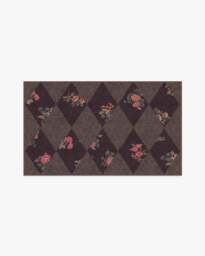 Posie Dark Wood Rug Brown - 185x275 - Machine Washable Area Rug - Kid & Pet Friendly - Indoor Rugs - Ruggable - thumbnail 2