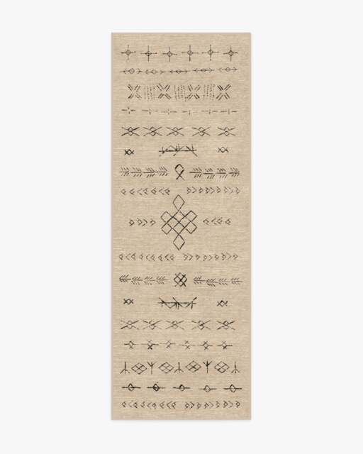 Astrid Natural Rug - 75x215 - Machine Washable Area Rug - Kid & Pet Friendly - Indoor Rugs - Ruggable - image 1