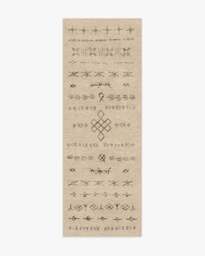 Astrid Natural Rug - 75x215 - Machine Washable Area Rug - Kid & Pet Friendly - Indoor Rugs - Ruggable - thumbnail 1