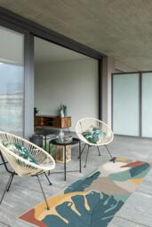 Havana Multicolour Outdoor Rug Blue - 275x365 - Machine Washable Area Rug - Kid & Pet Friendly - Outdoor Rugs - Ruggable - thumbnail 2