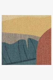 Havana Outdoor Rug Blue - 275x365 - Machine Washable Area Rug - Kid & Pet Friendly - Indoor Rugs - Ruggable - thumbnail 4