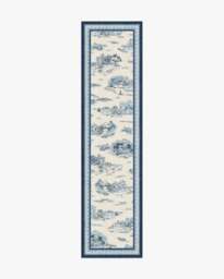 Provence Toile Delft Blue Rug - 60x90 - Machine Washable Area Rug - Kid & Pet Friendly - Indoor Rugs - Ruggable - thumbnail 2