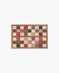 Stonefruit Red Rug - 60x90 - Machine Washable Area Rug - Kid & Pet Friendly - Indoor Rugs - Ruggable - thumbnail 1