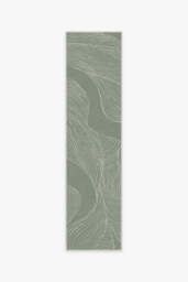 Sana Sage Green Rug - 60x90 - Machine Washable Area Rug - Kid & Pet Friendly - Indoor Rugs - Ruggable - thumbnail 2