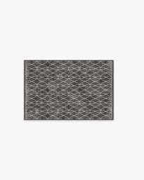 Groguâ¢ Trellis Black Flatwoven Rug - 60x90 - Machine Washable Area Rug - Kid & Pet Friendly - Indoor Rugs - Ruggable - thumbnail 1