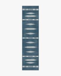 Raye Indigo & Ivory Rug - 60x90 - Machine Washable Area Rug - Kid & Pet Friendly - Indoor Rugs - Ruggable - thumbnail 2