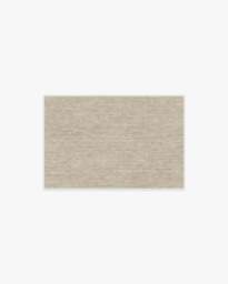 Melange Solid Light Grey Flatwoven Rug - 60x90 - Machine Washable Area Rug - Kid & Pet Friendly - Indoor Rugs - Ruggable - thumbnail 1
