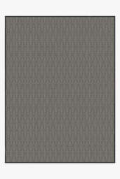 Halo Diamond Black Outdoor Rug - 275x365 - Machine Washable Area Rug - Kid & Pet Friendly - Outdoor Rugs - Ruggable - thumbnail 1